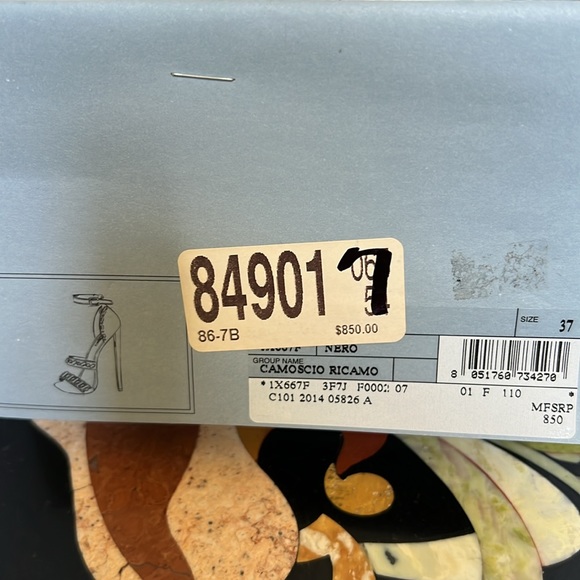 New Prada heels size 37 suede - Picture 5 of 5